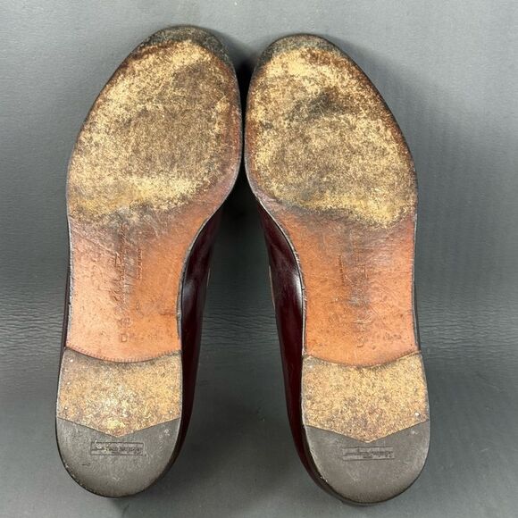 Vintage Salvatore Ferragamo Burgundy Calfskin Tassel Loafers – Men’s 11.5